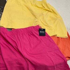 Basic Editions Bright Shorts Trio